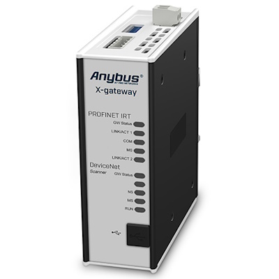 Anybus X-gateway – DeviceNet Scanner – PROFINET-IRT Device
