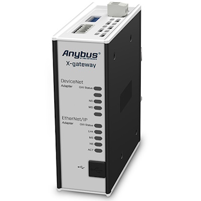 Anybus X-gateway – DeviceNet Scanner – EtherNet/IP Adapter (CIP Routing)